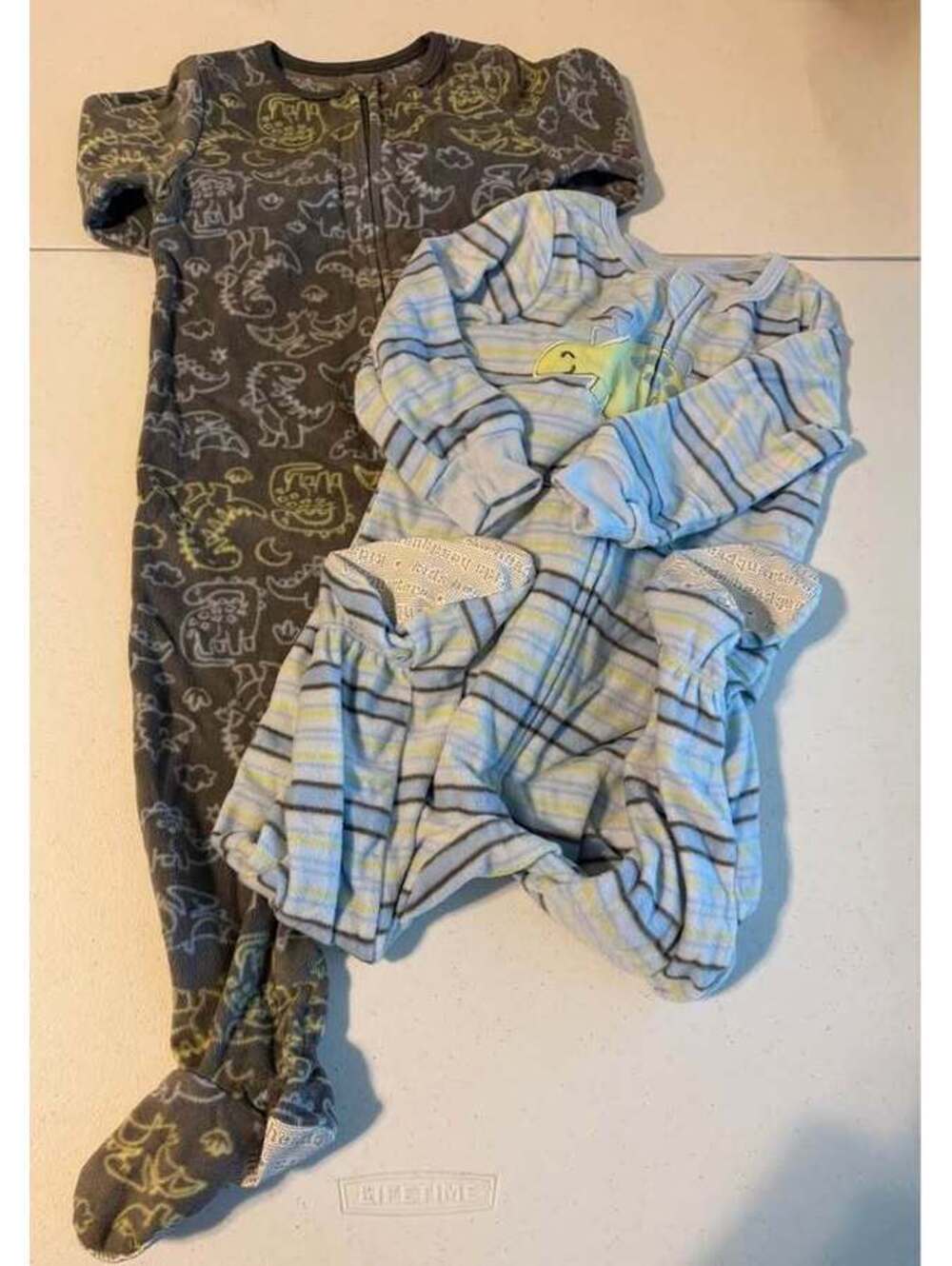 2-Pack Baby Fleece Footed Pajamas